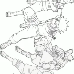 Naruto para imprimir e colorir