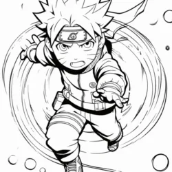 Naruto para imprimir e colorir