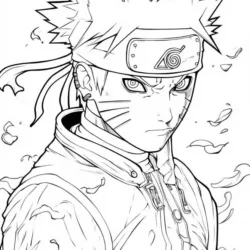 Naruto para imprimir e colorir
