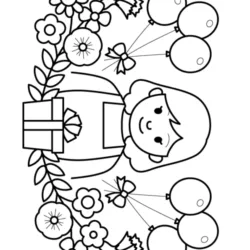 Dia das mães para imprimir e colorir