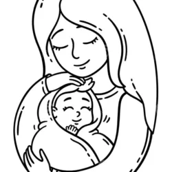Dia das mães para imprimir e colorir