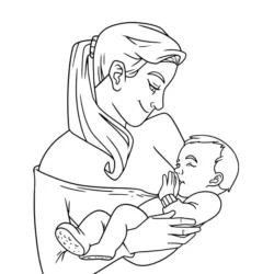 Dia das mães para imprimir e colorir