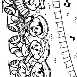 Festa Junina para imprimir e colorir