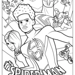 Homem aranha para imprimir e colorir