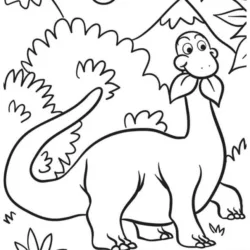 Dinossauro para imprimir e colorir
