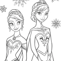 Frozen para imprimir e colorir