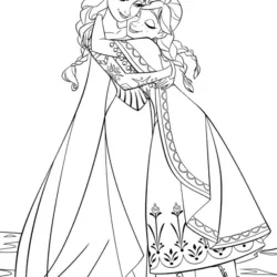 Frozen para imprimir e colorir