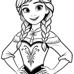 Frozen para imprimir e colorir