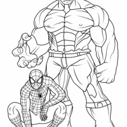 hulk para imprimir e colorir