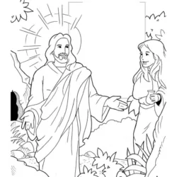 Jesus para imprimir e colorir