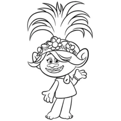 desenho de Trolls