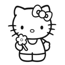 desenho de Hello Kitty