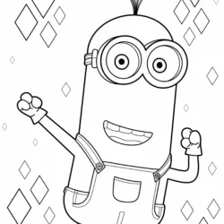 Minions para imprimir e colorir