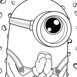 Minions para imprimir e colorir