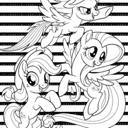 My little pony para imprimir e colorir