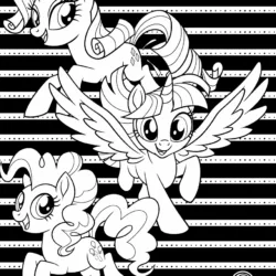 My little pony para imprimir e colorir