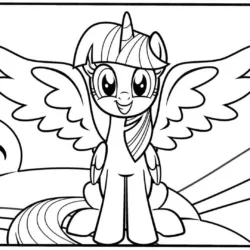 My little pony para imprimir e colorir