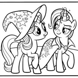 My little pony para imprimir e colorir