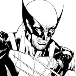 desenho de Wolverine