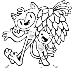 desenho de Olímpiadas