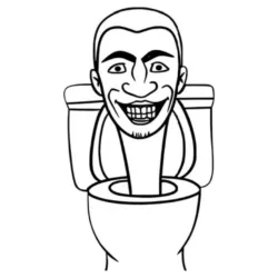 desenho de Skibidi Toilet