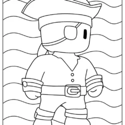 Stumble Guys para imprimir e colorir
