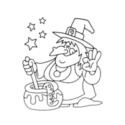 desenho de Bruxa