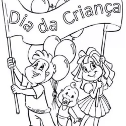 desenho de Dia das crianças