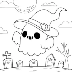Halloween para imprimir e colorir