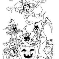 Halloween para imprimir e colorir