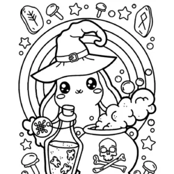 Halloween para imprimir e colorir