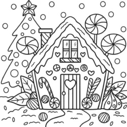 Natal para imprimir e colorir