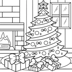 Natal para imprimir e colorir