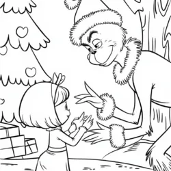 Grinch para imprimir e colorir