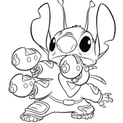 Lilo e Stitch para imprimir e colorir