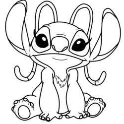 Lilo e Stitch para imprimir e colorir