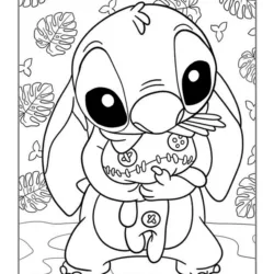 Lilo e Stitch para imprimir e colorir