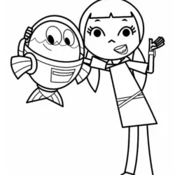 Peixonauta para imprimir e colorir