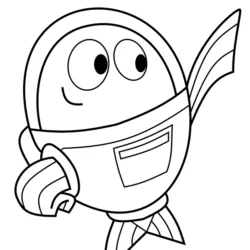 Peixonauta para imprimir e colorir