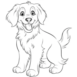 Cachorros para imprimir e colorir