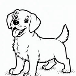 Cachorros para imprimir e colorir