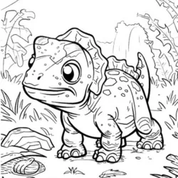 Dinossauros para imprimir e colorir