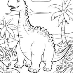 Dinossauros para imprimir e colorir