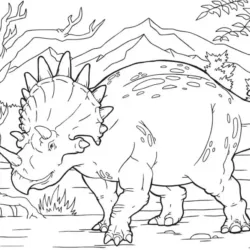 Dinossauros para imprimir e colorir