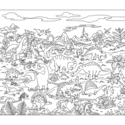 Dinossauros para imprimir e colorir