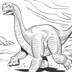 Dinossauros para imprimir e colorir
