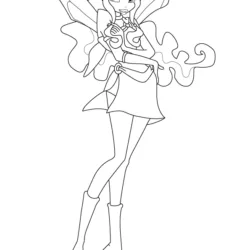 Winx Club para imprimir e colorir