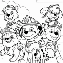 Patrulha Canina para imprimir e colorir