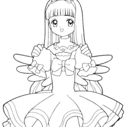 Sakura Card Captors para imprimir e colorir
