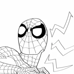 Homem-Aranha para imprimir e colorir